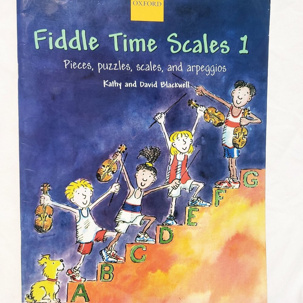 Fiddle Time Scales 1 Violin Book Sheet Music Oxford University 2003 Kathy David